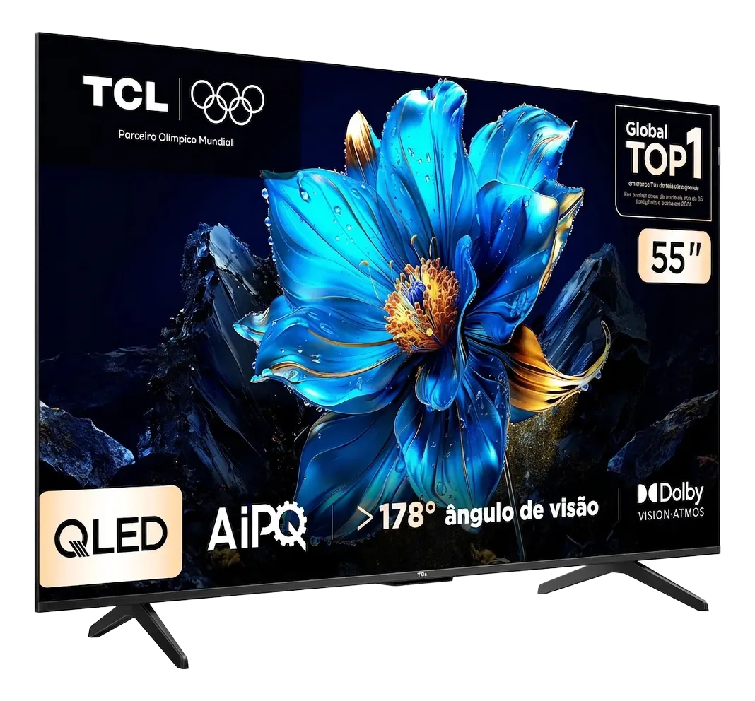 Smart TV TCL 55" QLED 4K